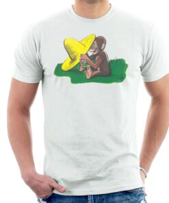 Curious George Yellow Hat Men's T-Shirt 2 Curious George Yellow Hat Mens T Shirt 3