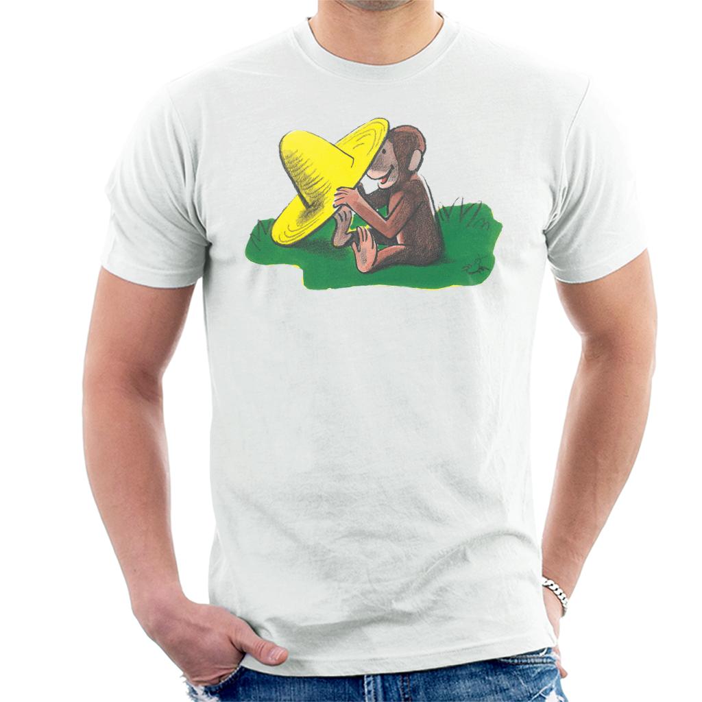 Curious George Yellow Hat Men's T-Shirt Curious George Yellow Hat Men's T-Shirt
