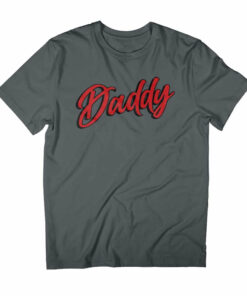 Daddy Handwritten Style Text Father’s Day Men’s T-Shirt