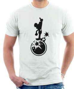 Danger Mouse Explosion Silhouette Men's T-Shirt 2 Danger Mouse Explosion Silhouette Mens T Shirt 3