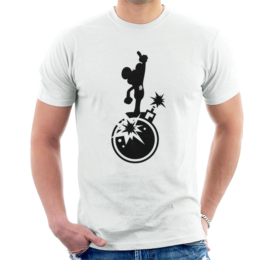 Danger Mouse Explosion Silhouette Men's T-Shirt Danger Mouse Explosion Silhouette Men's T-Shirt