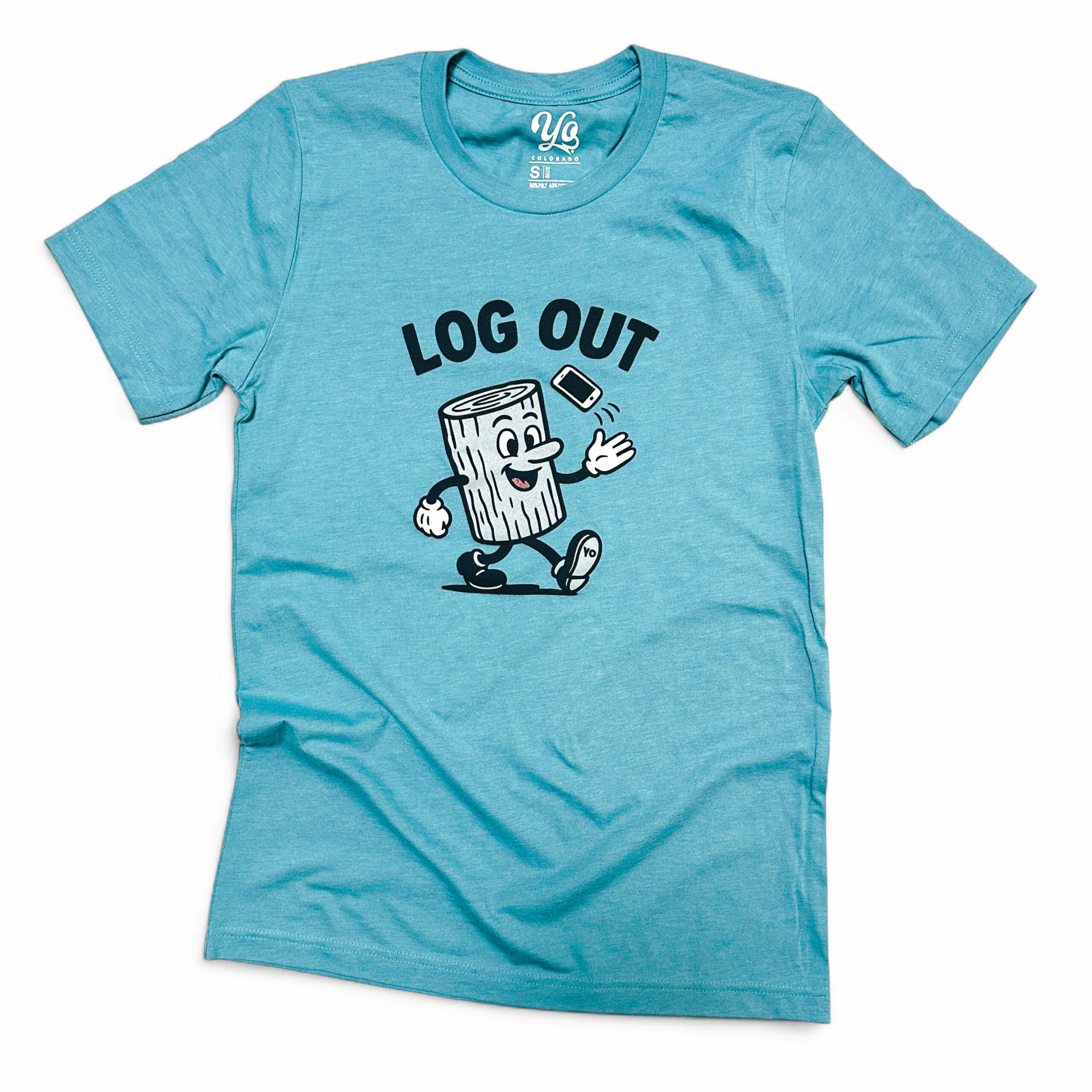 Log Out Unisex T-Shirt Log Out Unisex T-Shirt